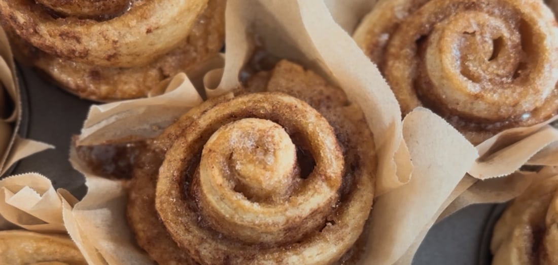 Same Day Sourdough Cinnamon Rolls