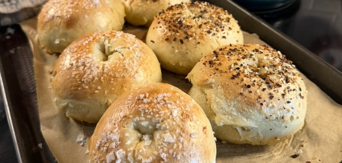 Sourdough Bagels